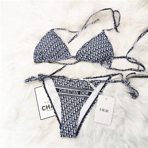 fake dior bathing suit|Dior high waisted bikini.